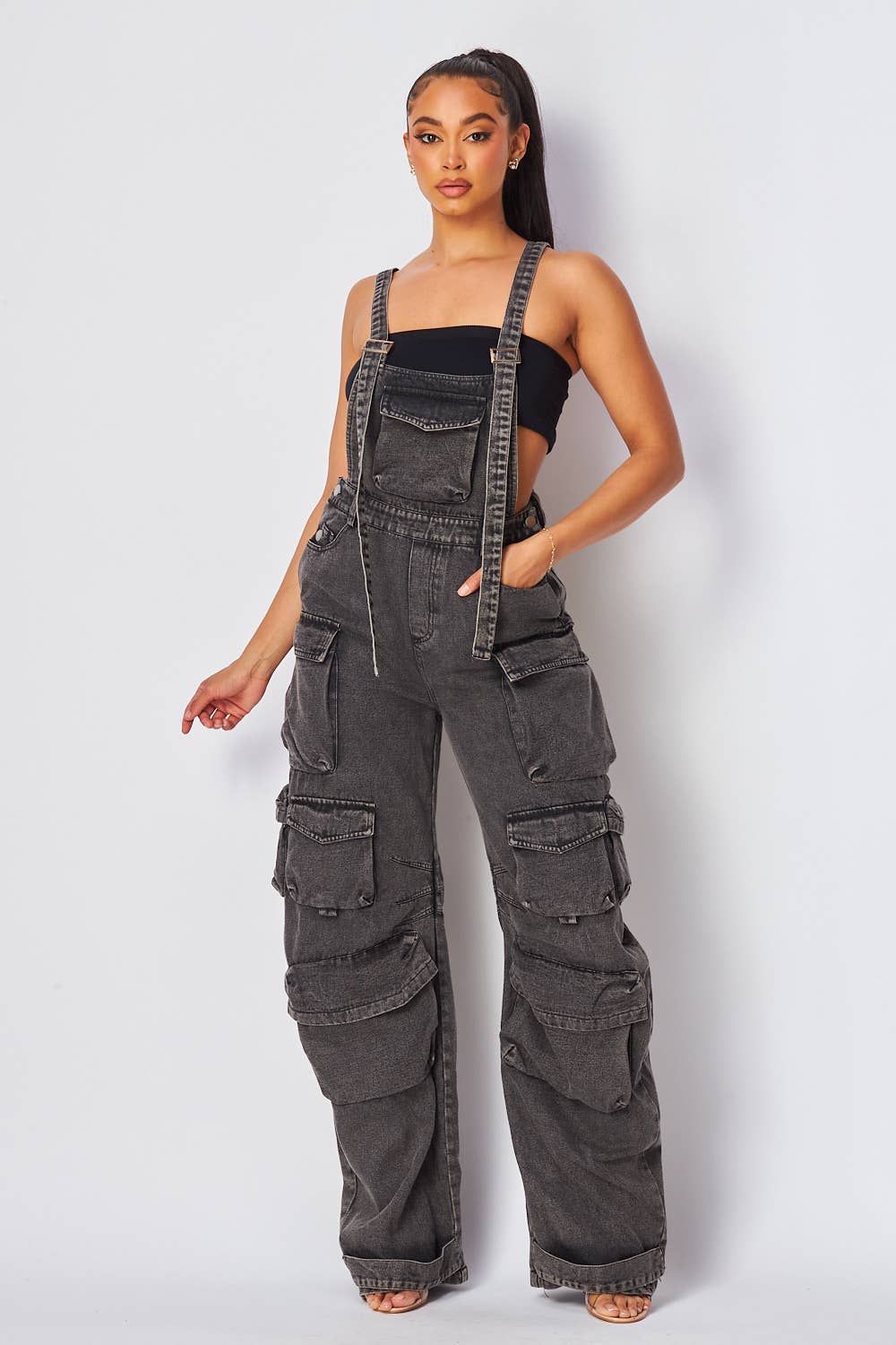 STREETWEAR STRAPY CARGO JUMPSUIT