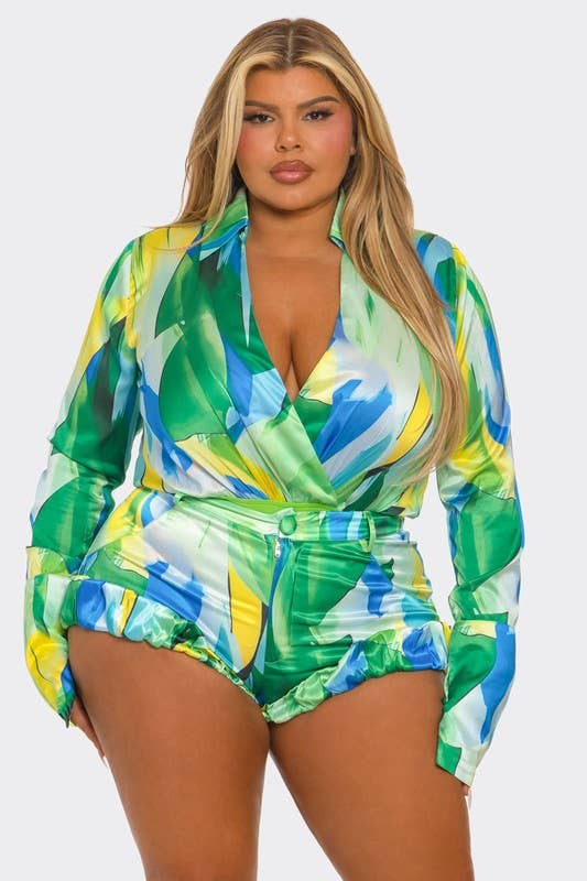 Sunburst Juicy Shorts Set