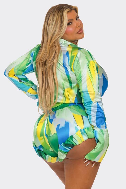 Sunburst Juicy Shorts Set