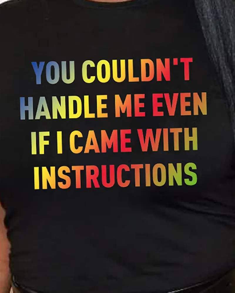 No Instruction Tee