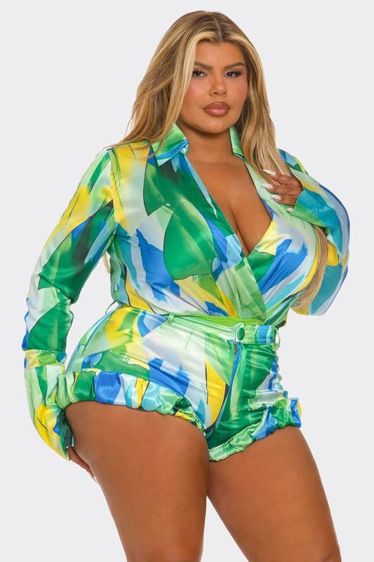 Sunburst Juicy Shorts Set