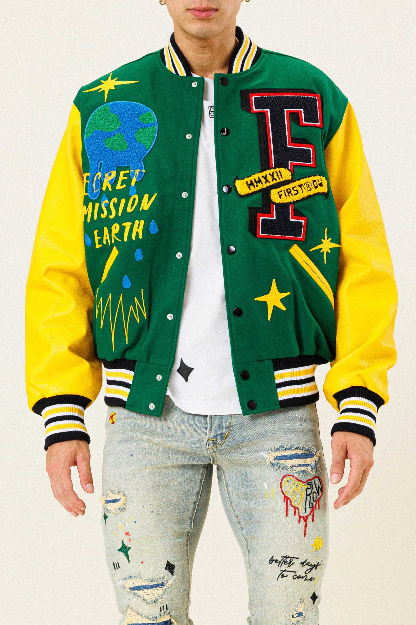 OUT OF THIS WORLD VARSITY JACKET