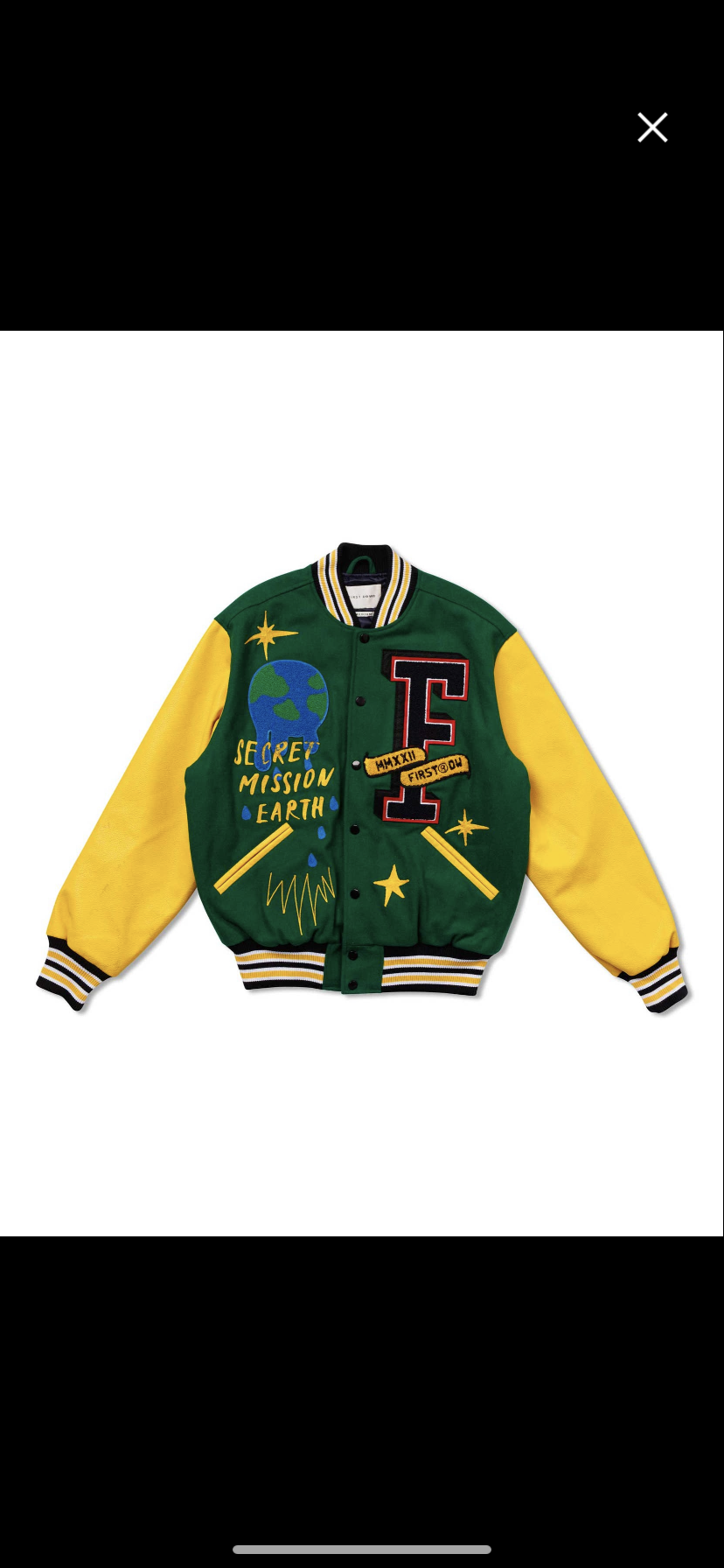 OUT OF THIS WORLD VARSITY JACKET